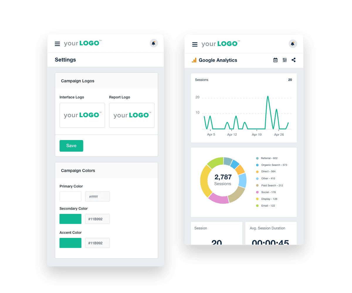 Client Reporting Mobile App Screenshot