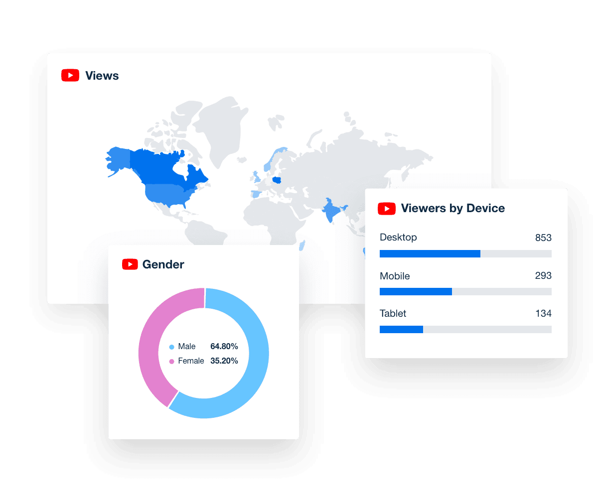YouTube audience demographics