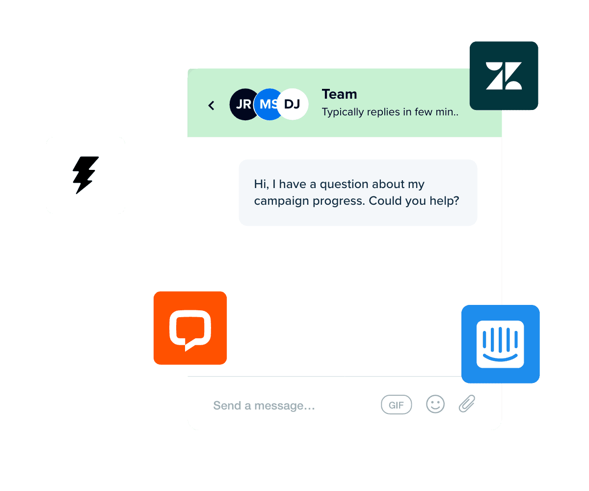 Integrated Client Messaging Example